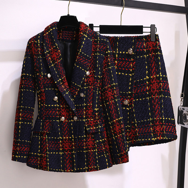 Jack Winter Clothing - Traje coreano de Tweed Vintage de