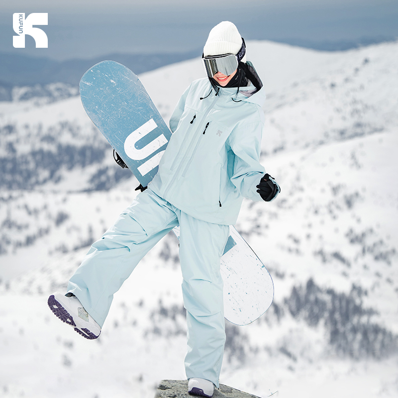 Ski Pants Waterproof - KUFUN Ropa de esquí Trajes Impermeable