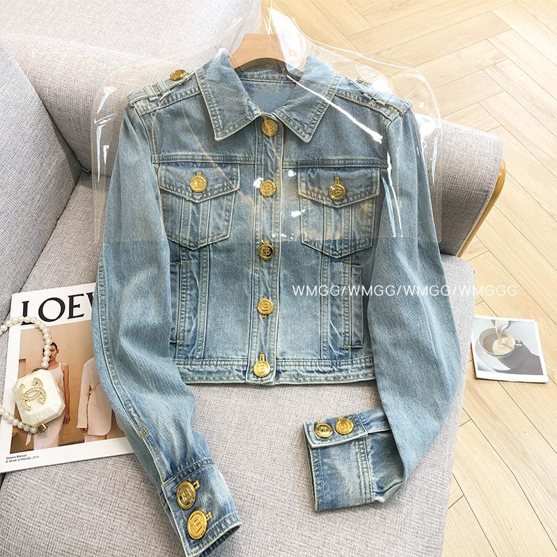 Jack Winter Clothing - Abrigo de mezclilla de manga larga