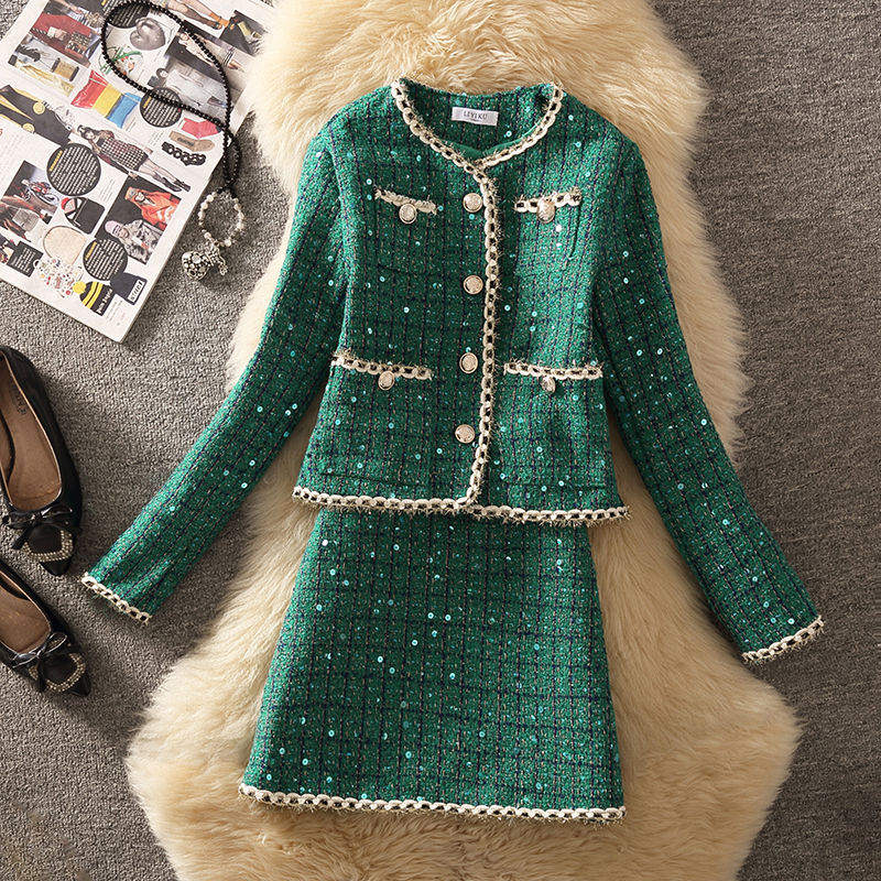 Jack Winter Clothing - Traje elegante de Tweed Vintage para