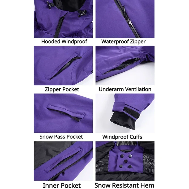 Ropa de esquí al aire libre de - Ski Pants Waterproof reseña y precio