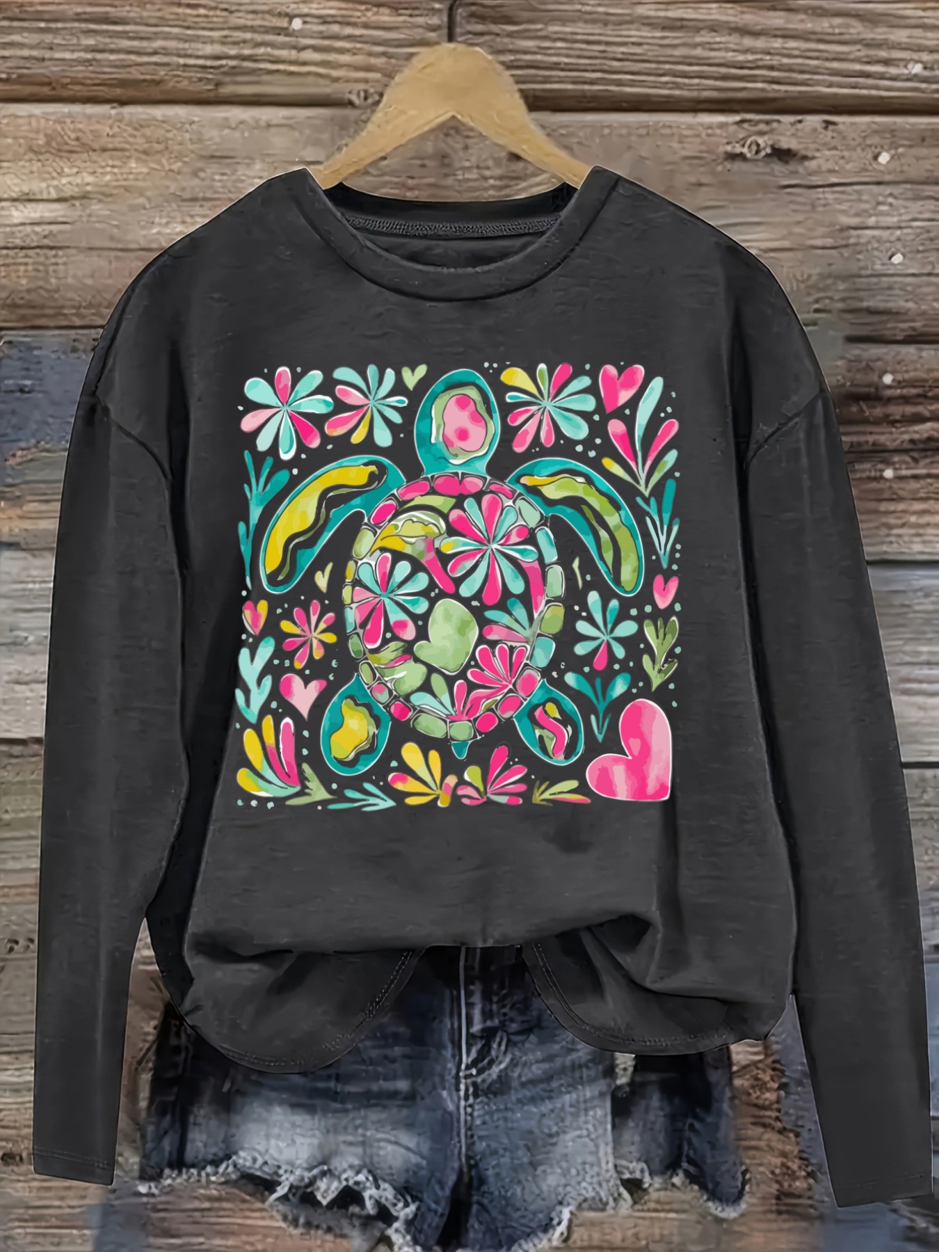 Camiseta Casual de Manga Larga - Winter Clothing Color reseña y precio