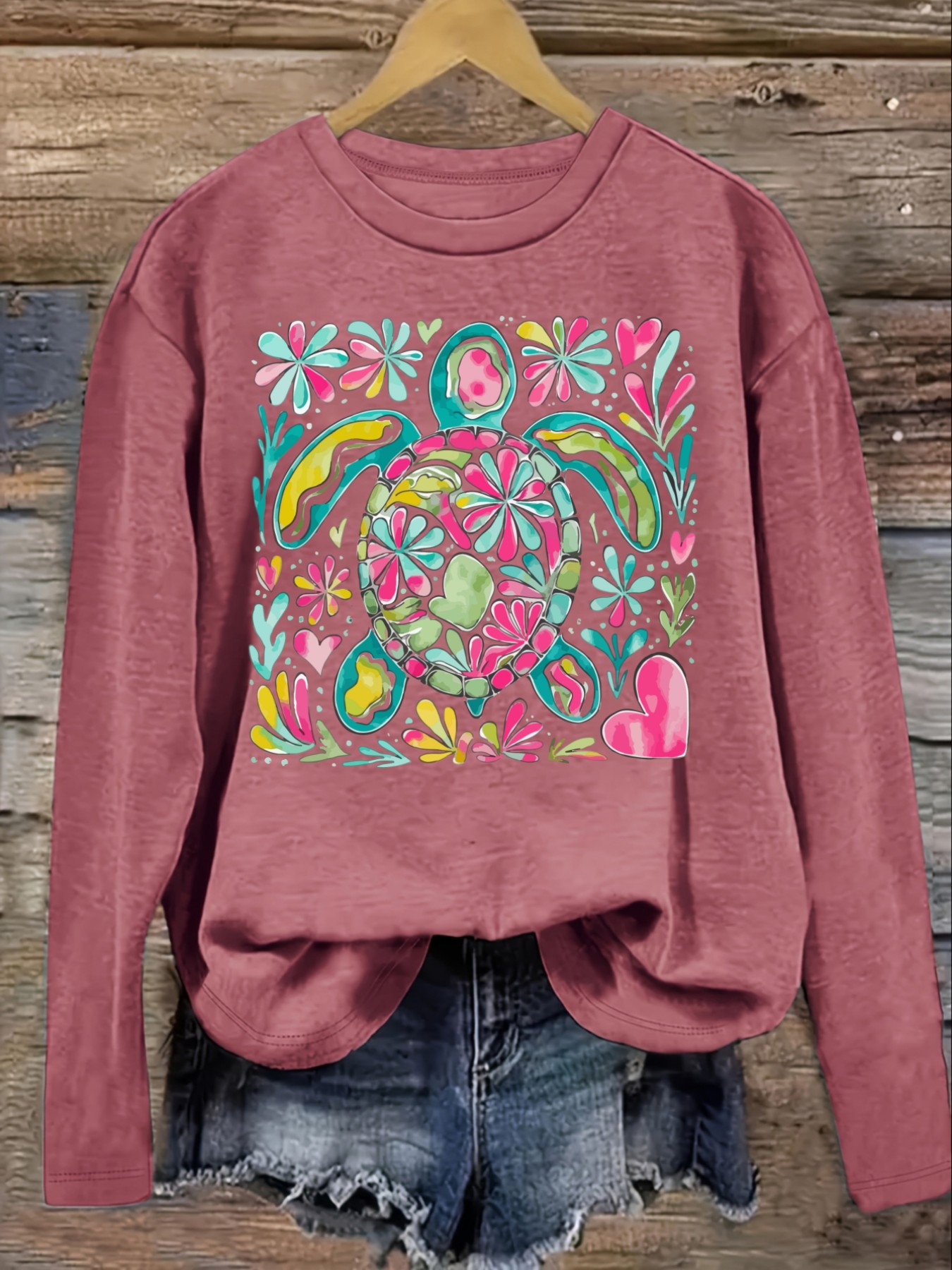 Camiseta Casual de Manga Larga - Winter Clothing Color reseña y precio