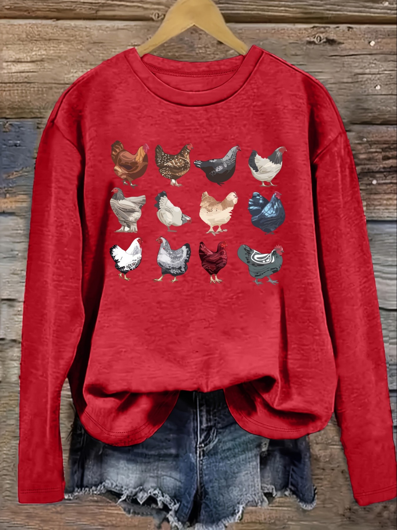 Camiseta Casual de Manga Larga - Winter Clothing Color reseña y precio