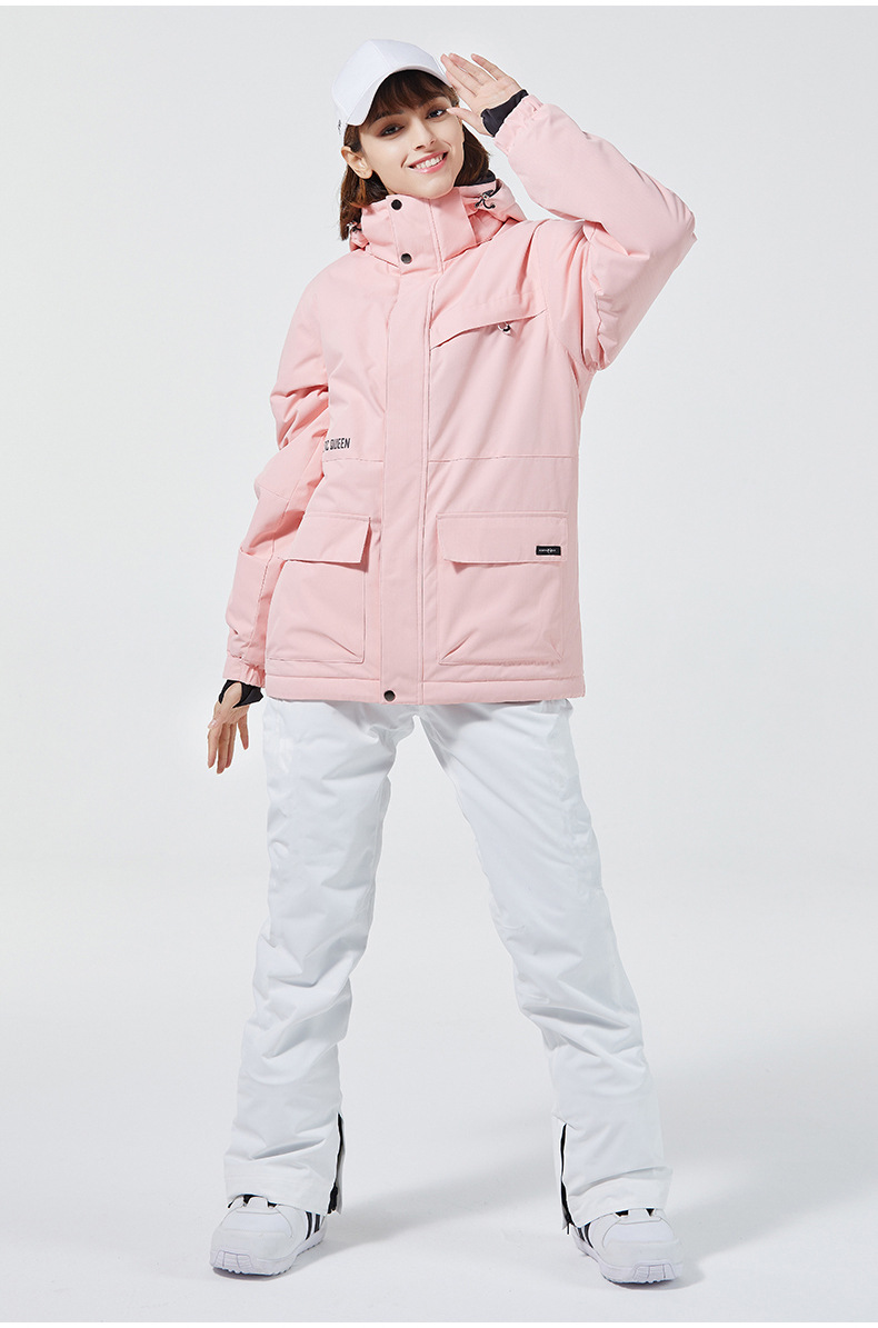 Traje de esquí blanco puro de  - Ski Pants Waterproof reseña y precio