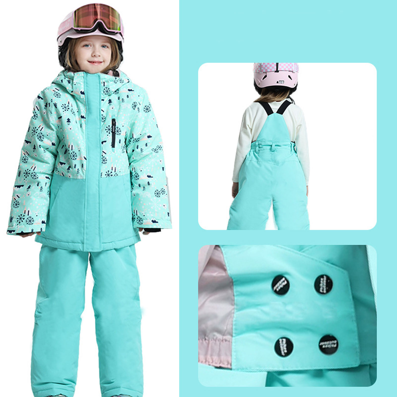 Ropa de esquí para niños de -3 - Ski Pants Waterproof reseña y precio