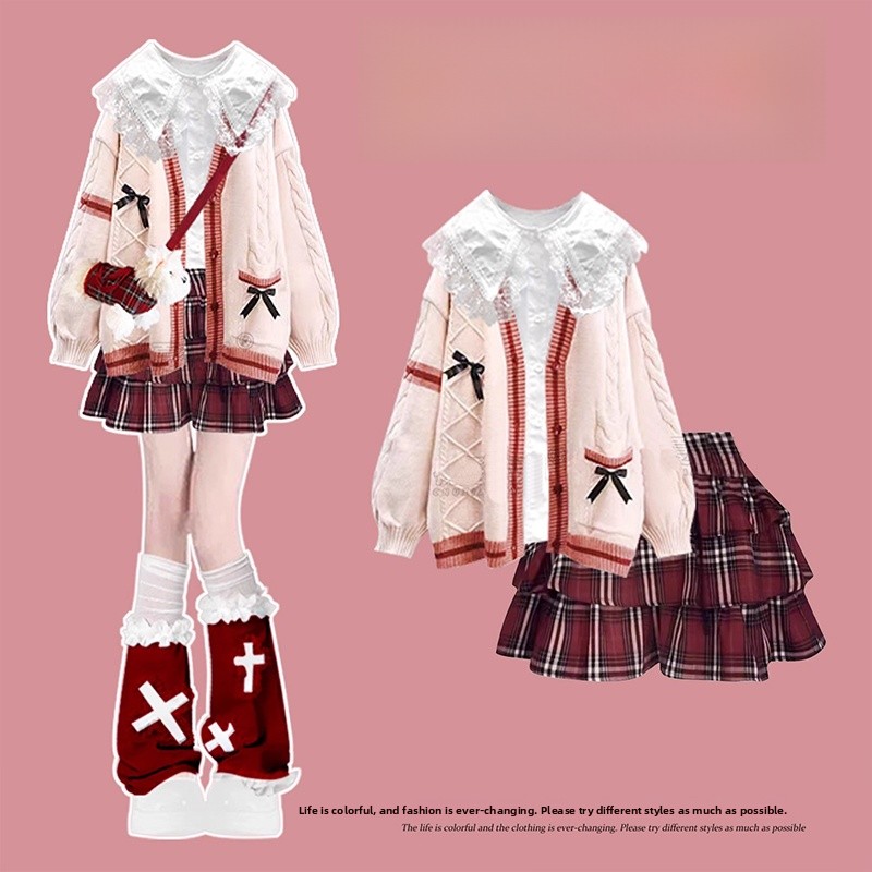 Vestido de Suéter a Cuadros Ro - Winter Under Clothing reseña y precio