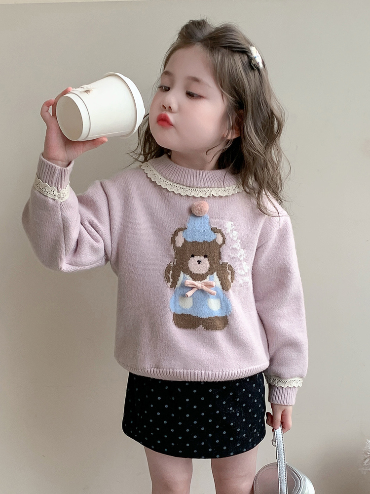 Suéter de Encaje con Estampado - Winter Under Clothing reseña y precio