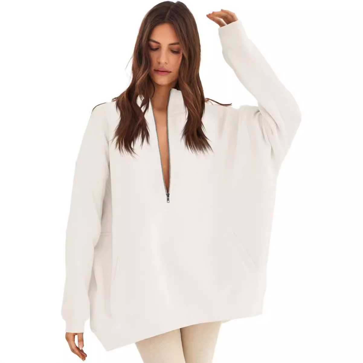Suéter de cuello alto con crem - Winter Under Clothing reseña y precio